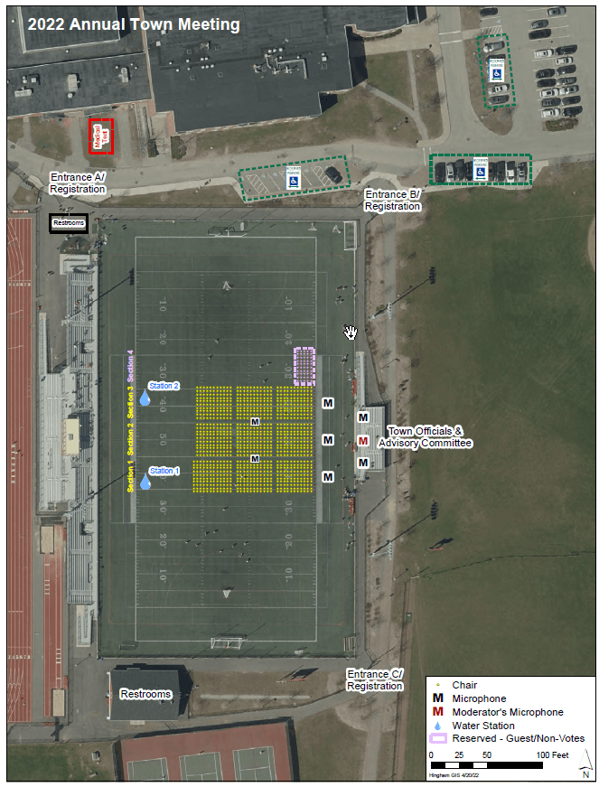 Town Meeting Map 2022