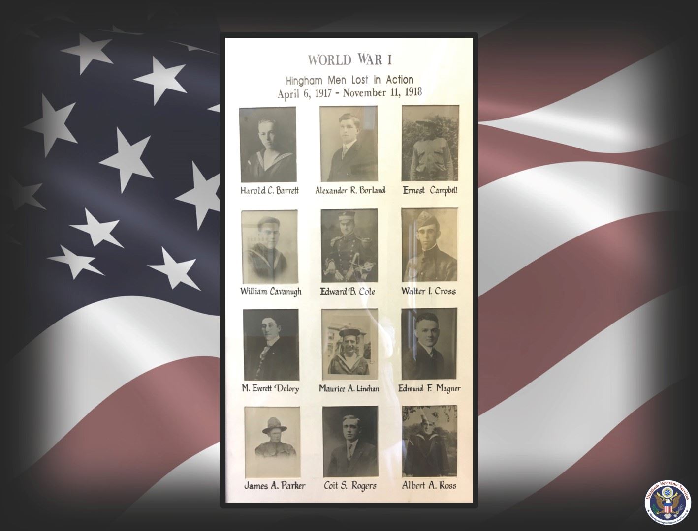 Hingham World War I Honor Roll