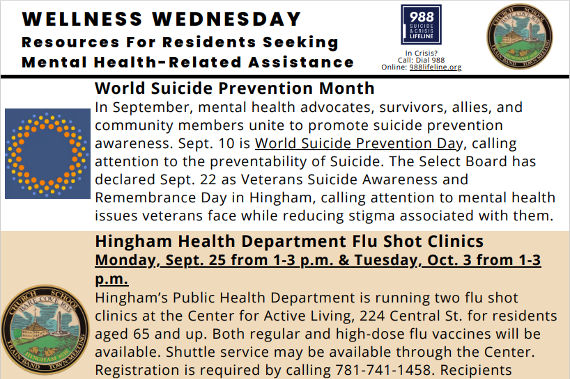 Wellness Wednesday September 2023