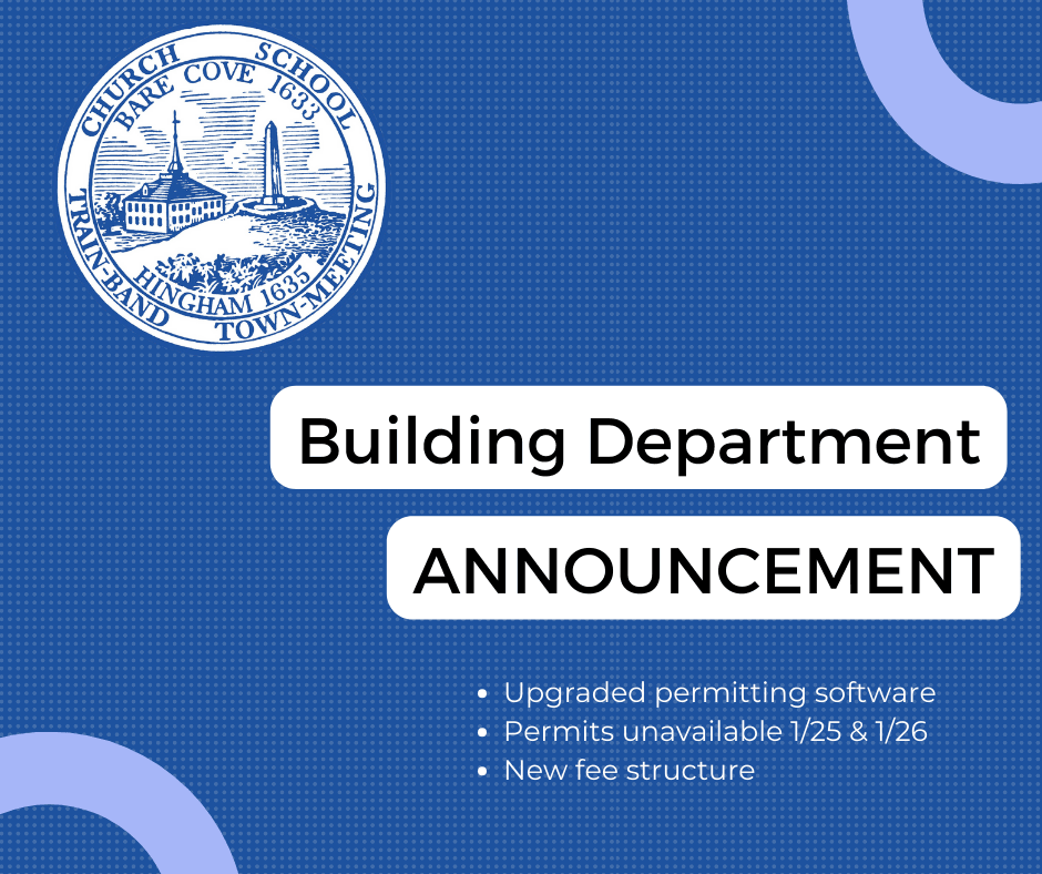 Building Department Software Upgrade Notice