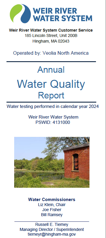 2024 Annual Water Quality Report Cover Page