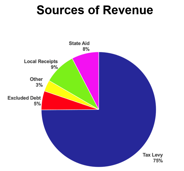 Sources of Revenue Pie Chart