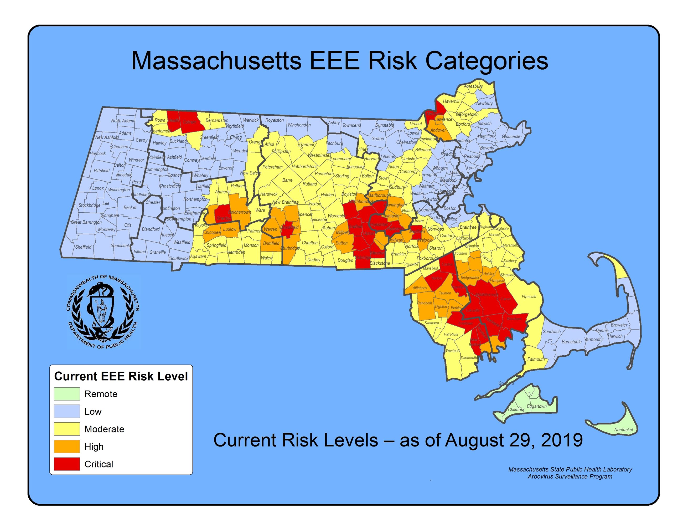 Massachusetts EEE Risk Categories